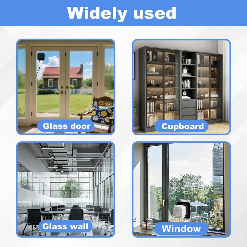 REEYEAR 2 Pack Window Mount fits for Wyze Cam V4/V3 – Stick-On Glass Camera Holder for Outdoor Monitoring, Birdwatching, Pet Viewing, No-Drill Mount for Renters – Not for Double Pane or Frosted Glass,Black - Image 3